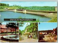 38899 O3723 Hasselfelde - Rappbodetalsperre Staumauer Rübeland HO Gasthaus Zur Bode