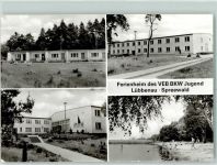 03222 O7543 Lübbenau Gebrauchsspuren Ferienheim d. VEB BKW Jugend Königs Wusterhausen