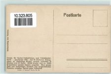Verein für Kinder Volksküchen AK Kriegsnot Künstlerkarte