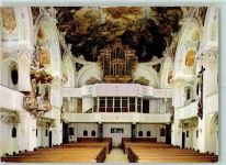 88364 W7962 Wolfegg , Allgäu - Pfarrkirche St. Katharina Innenansicht Kirchenorgel