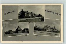 8316 Marknesse 1954 Gebrauchsspuren Sluis, Sluiswal, Breestraat AK