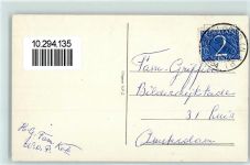 8316 Marknesse 1954 Gebrauchsspuren Sluis, Sluiswal, Breestraat AK