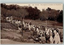 Alger Algier 1925 - Mauresques se rendant au Cimetiere - Friedhof