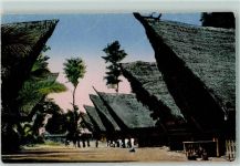 Sumatra - Rheinische Mission in Sumatra Bataksche dorf AK