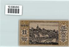 10115 W1000 Schöneberg Notgeldschein 50 Pfennig Notgeld Berliner Bär Dorf Schöneberg