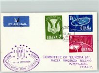 Accra 1961 KEINE AK Flugpost