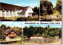 98711 O6315 Schmiedefeld am Rennsteig - FDGB Kurhaus Filmbühne Kuranlagen Schwimmbad