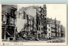 Ostende Oostende - zerstörte Häuser