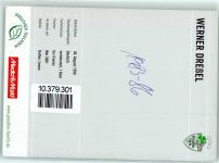 W8510 Fürth , Bay Werner Dreßel Sp Vgg Greuther Fürth Autogramm Fußball KEINE AK