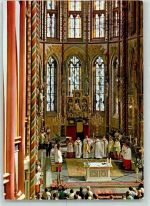 47623 W4178 Kevelaer - Marien Basilika Innenansicht Messe