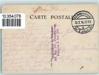 62220 Carvin 1916 - Kirche La Mairie Feldpost WK I