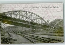 Wilna Vilnius 1916 - Bahnhof Eisenbahnbrücke Feldpost WK I