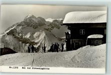 Strussinghütte - Winter Skifahrer Hüttenstempel