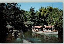 Anaheim Elefanten bathing pool Disneyland Freizeitpark AK Walt Disney