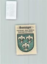 37688 W3472 Beverungen - Vignette Wappen Kaffee Hag 1920-1940