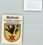 53902 W5358 Bad Münstereifel - Vignette Wappen Kaffee Hag ca 1920-1940