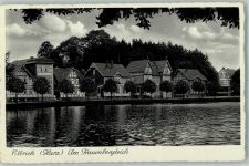 99755 O5503 Ellrich Foto AK Am Frauenbergteich