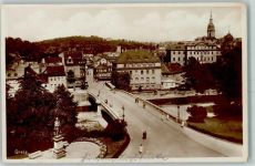 07973 O6600 Greiz - Kaiser Wilhelm Denkmal mit großer Brücke
