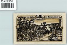 15344 O1260 Strausberg - Notgeld Wappen Vogel Strauss