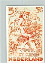 Fürs Kind Abbildung Niederländischer Briefmarke Bauer Motiv Niederlande