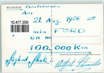 W2150 Buxtehude Weltbekannt Hund, der Buxtehuder Dackel AK Dackel 1956 Gebrauchsspuren
