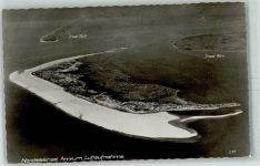 25946 W2278 Wittdün , Amrum Foto AK Fliegeraufnahme Nordseeinsel