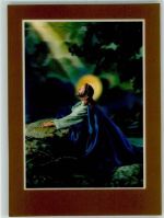 Jesus betend Gethsemane PK-26 Stereokarte