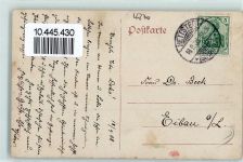 06333 O4270 Hettstedt , Sachs-Anh 1908 Gebrauchsspuren