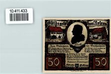 06556 O4730 Artern /Unstrut - Notgeld Goethe Goethehaus