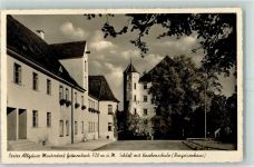 87730 W8944 Grönenbach , Allgäu - Schloss mit Knabenschule Ringeisenhaus