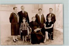 79780 W7894 Stühlingen 1928 Privatfoto AK Fam.Kampf Frau Fell