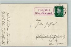08393 O9611 Tettau b Glauchau - Landpoststempel Glauchau Land