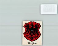 35576 W6330 Wetzlar - Vignette Wappen Kaffee Hag ca 1920-1940