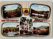 58762 W5990 Altena , Westf - Burg Jugendherberg Schwimmbad Rataus