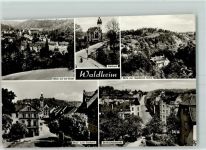 04736 O7305 Waldheim , Sachs - Rathaus Breitscheidstraße Gasthaus Goldene Höhe