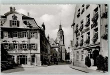 91781 W8832 Weißenburg i Bay - Rosenstraße St. Andreaskirche Hotel goldene Rose Konsum