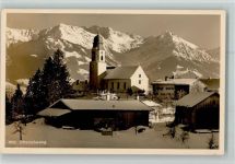 87527 W8972 Ofterschwang - Orstansicht Kirche Winter