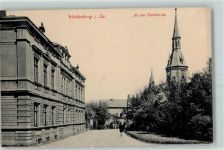 08396 O9611 Waldenburg , Sachs - Kirchturm der Stadtkirche