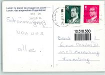 Luxair - das angenehme Flugerlebnis - Werbung Fluglinie 1987 Künstlerkarte