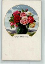 Delila Nr. 1555 - Der Mittag - Blumenvase AK Wenau