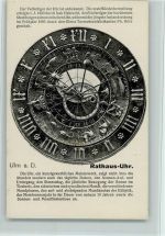 Ulm Rathaus Uhr - Astronomische Uhr - gute Erhaltung Uhr