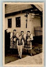 Chosdsko Trachten - Verlag Josef Svec Nr. 3829 AK Trachten Tschechien 1936 Foto AK