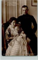 Herzog zu Braunschweig mit Familie AK Adel Braunschweig Foto AK