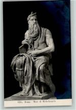 Mose di Michelangelo Nr. 631 - AK Antike Skulptur