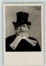Giovanni Boldini "Verdi" , gute Erhaltung AK Opernsänger Foto AK