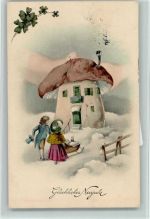 Pilzhaus Neujahr AK Pilz 1910