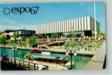 Ausstellung - Expo 1967 - Pavillon Tschecheslovakei, sehr gute Erhaltung AK