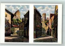 W8958 Füssen Strassenbilder v. V. Marschall - Bodenseeverlag Nr. 811 AK Gute Erhaltung Marschall, V. Künstlerkarte