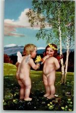 Delila Nr. 2151 - nackte Engel oder Elfenkinder , Erhaltung I Wenau