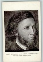 Englischer Dichter - Robert Browning Schriftsteller 1906
